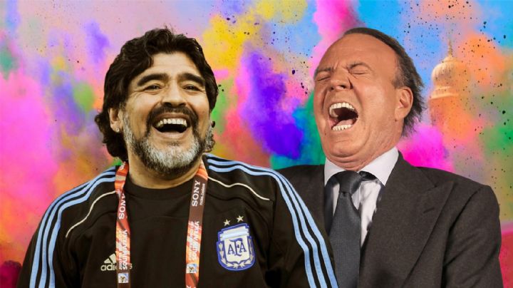 La relación que unía a Julio Iglesias con Diego Maradona y que todos recuerdan aún hoy
