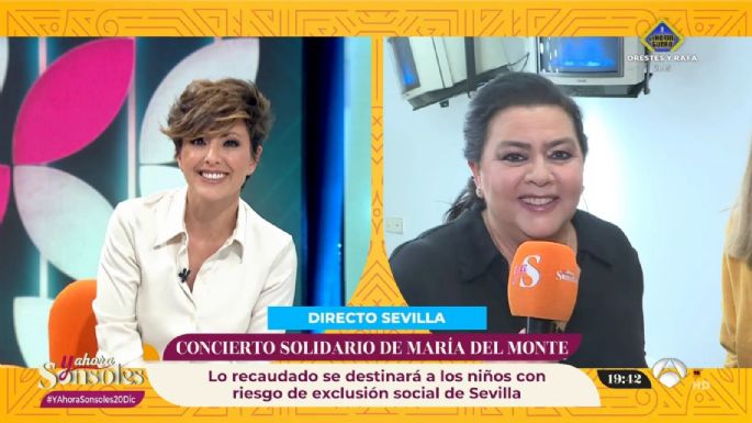 María del Monte deja atónita a Sonsoles Ónega con una propuesta inigualable