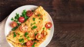La receta de omelette con claras de huevo es ideal para iniciar el año con mucha energía