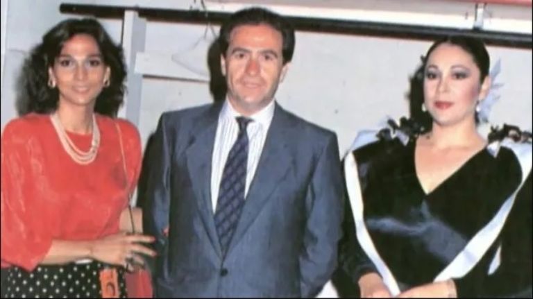 Charo Vega, Tony Caravaca e Isabel Pantoja