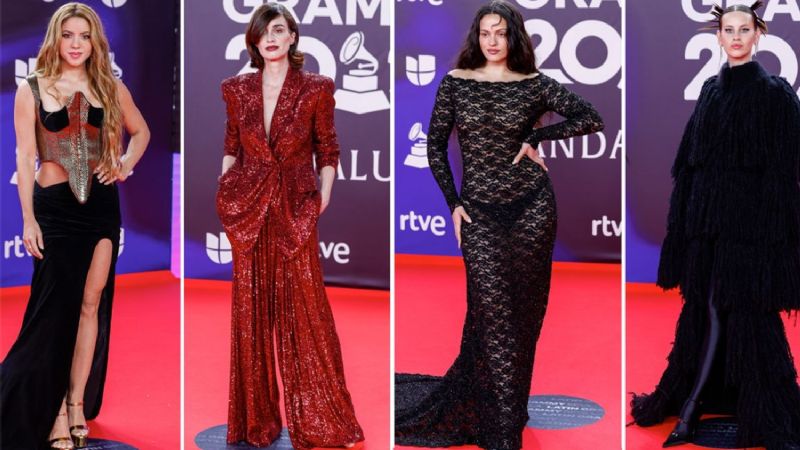 Shakira, Rosalía, Nieves Álvarez: Los mejores vestidos de los Premios Latin Grammy