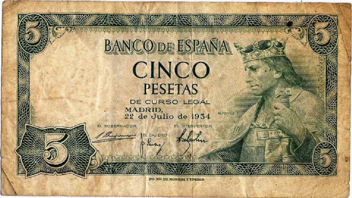 El billete de 5 pesetas que toda la sociedad numismática desea, podrás conseguir todos los regalos de Navidad