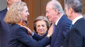 El misterioso saludo de despedida entre el Rey Juan Carlos y la Infanta Elena en su cumpleaños