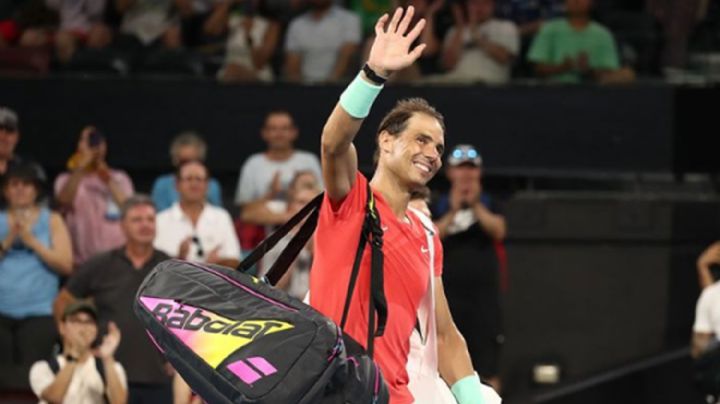 El hijo de Rafa Nadal y Mery Perelló ya empuña la raqueta de tenis