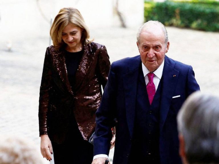 La Infanta Elena y el Rey Juan Carlos
