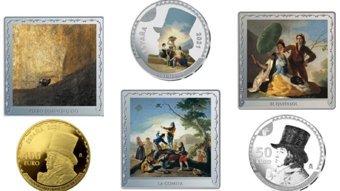 Las monedas de colección de Francisco Goya que valen 2.500 euros
