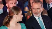 El Rey Felipe como nunca antes visto, alardeando de la Princesa Leonor en los Premios Princesa de Girona