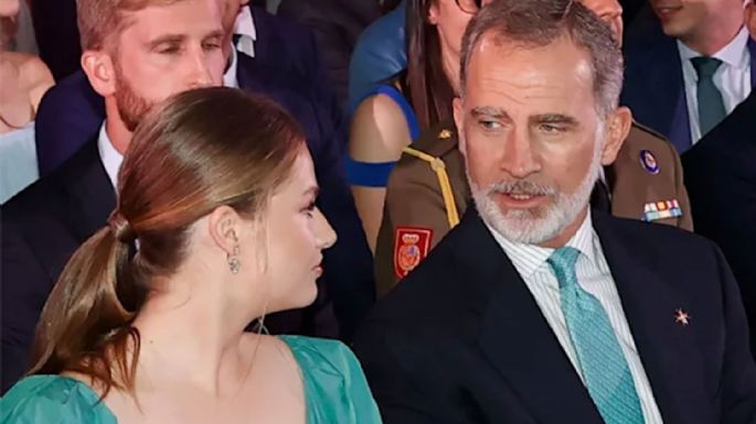El Rey Felipe como nunca antes visto, alardeando de la Princesa Leonor en los Premios Princesa de Girona