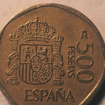 ¿Quieres vender la moneda de 500 pesetas? Podría valer entre 100 y 300 euros